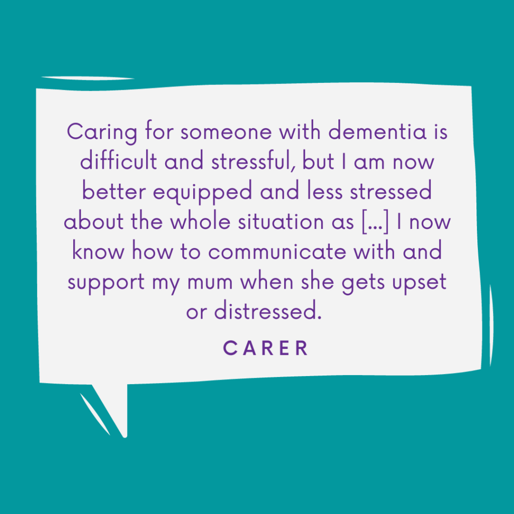 Dementia training feedback